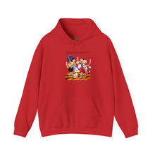 Load image into Gallery viewer, Hoodie — "Stoneage Genius" Retro Cartoon Crew Pullover