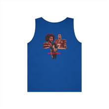 Load image into Gallery viewer, Reggae Freedom Tank Top — Rasta Colors & Afro Pride Graphic