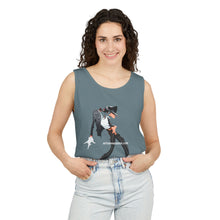 Load image into Gallery viewer, Graphic Tank Top — Vintage Michael Jackson Dance & Native Americana Illustration