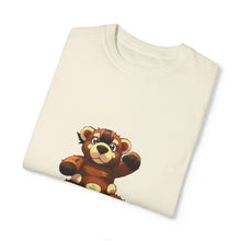 Load image into Gallery viewer, Garment-Dyed "Genius Bear" T-shirt
