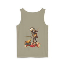 Load image into Gallery viewer, Graphic Tank Top — Vintage Michael Jackson Dance & Native Americana Illustration