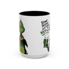 Load image into Gallery viewer, Grinch Coffee Mug – “Some People Just Drain the Nice Right Out of You” Accent Mug