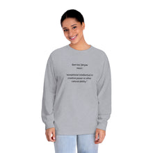 Load image into Gallery viewer, "Genius" Classic Long Sleeve T-Shirt