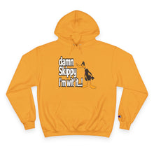 Load image into Gallery viewer, Champion Hoodie - Genius Duck Damn Skippy Design