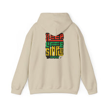 Load image into Gallery viewer, Keep Life Simple Hoodie — Retro Reggae Graphic Sweatshirt with Friends Dinner Illustration