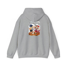 Load image into Gallery viewer, Hoodie — "Stoneage Genius" Retro Cartoon Crew Pullover