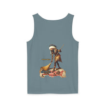Load image into Gallery viewer, Graphic Tank Top — Vintage Michael Jackson Dance & Native Americana Illustration