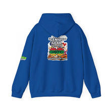 Load image into Gallery viewer, Hoodie — "Stoneage Genius" Retro Cartoon Crew Pullover