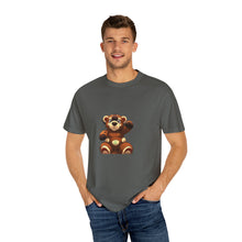 Load image into Gallery viewer, Garment-Dyed "Genius Bear" T-shirt