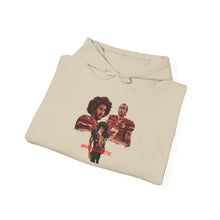 Load image into Gallery viewer, Vintage Portrait Hoodie – Retro Trio Graphic Pullover