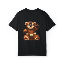 Load image into Gallery viewer, Garment-Dyed "Genius Bear" T-shirt