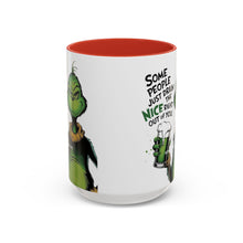 Load image into Gallery viewer, Grinch Coffee Mug – “Some People Just Drain the Nice Right Out of You” Accent Mug