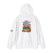 Load image into Gallery viewer, Hoodie — "Stoneage Genius" Retro Cartoon Crew Pullover
