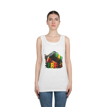 Load image into Gallery viewer, Reggae Freedom Tank Top — Rasta Colors &amp; Afro Pride Graphic
