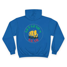 Load image into Gallery viewer, Champion Hoodie - Genius Duck Damn Skippy Design
