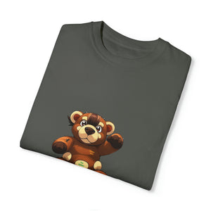 Garment-Dyed "Genius Bear" T-shirt