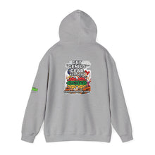 Load image into Gallery viewer, Hoodie — "Stoneage Genius" Retro Cartoon Crew Pullover
