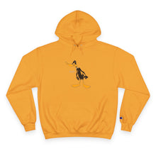 Load image into Gallery viewer, Champion Hoodie - Genius Duck Damn Skippy Design
