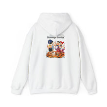 Load image into Gallery viewer, Hoodie — "Stoneage Genius" Retro Cartoon Crew Pullover
