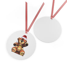 Load image into Gallery viewer, Genius Bear Metal Ornaments
