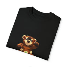 Load image into Gallery viewer, Garment-Dyed &quot;Genius Bear&quot; T-shirt
