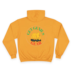 Champion Hoodie - Genius Duck Damn Skippy Design