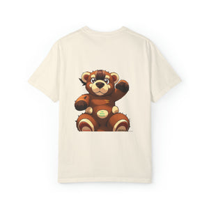 Garment-Dyed "Genius Bear" T-shirt