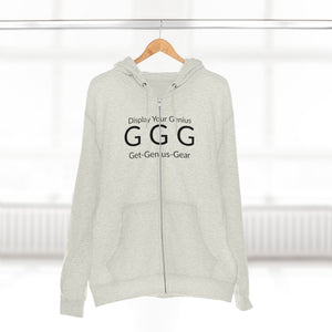 Genius Unisex Premium Full Zip Hoodie