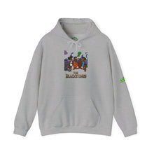 Load image into Gallery viewer, Hoodie — "Stoneage Genius" Retro Cartoon Crew Pullover
