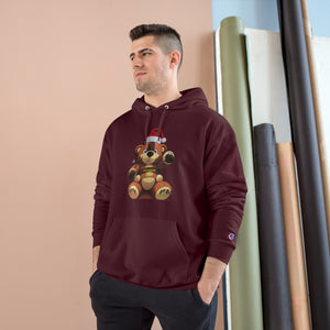 Holiday Genius Bear Champion Hoodie