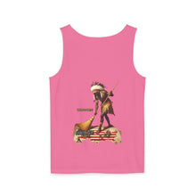 Load image into Gallery viewer, Graphic Tank Top — Vintage Michael Jackson Dance &amp; Native Americana Illustration
