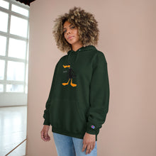Load image into Gallery viewer, Champion Hoodie - Genius Duck Damn Skippy Design
