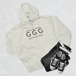 Genius Unisex Premium Full Zip Hoodie