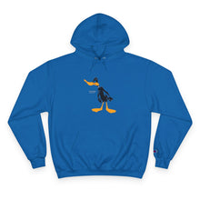 Load image into Gallery viewer, Champion Hoodie - Genius Duck Damn Skippy Design
