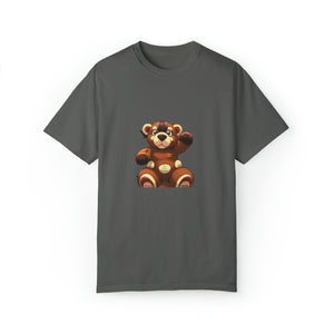 Garment-Dyed "Genius Bear" T-shirt