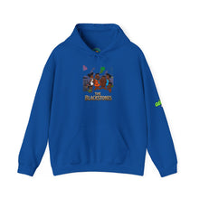 Load image into Gallery viewer, Hoodie — "Stoneage Genius" Retro Cartoon Crew Pullover
