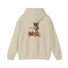 Load image into Gallery viewer, Hoodie — Patriotic Soldier Vintage Graphic Hoodie
