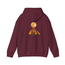 Load image into Gallery viewer, Aries Ram Zodiac Hoodie — Golden Moon Pyramid Astrology Sweatshirt
