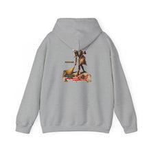 Load image into Gallery viewer, Hoodie — Patriotic Soldier Vintage Graphic Hoodie
