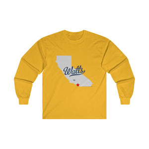 "Watt, Ca." Ultra Cotton Long Sleeve Tee