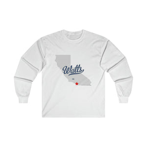 "Watt, Ca." Ultra Cotton Long Sleeve Tee