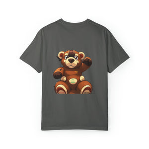 Garment-Dyed "Genius Bear" T-shirt