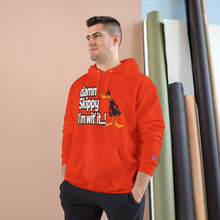 Load image into Gallery viewer, Champion Hoodie - Genius Duck Damn Skippy Design
