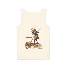 Load image into Gallery viewer, Graphic Tank Top — Vintage Michael Jackson Dance &amp; Native Americana Illustration
