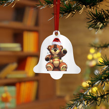 Load image into Gallery viewer, Genius Bear Metal Ornaments
