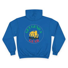 Load image into Gallery viewer, Champion Hoodie - Genius Duck Damn Skippy Design
