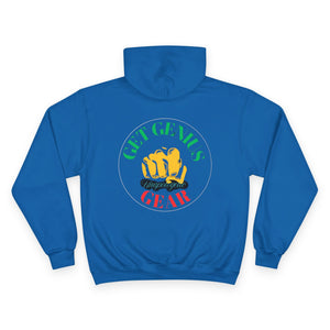 Champion Hoodie - Genius Duck Damn Skippy Design