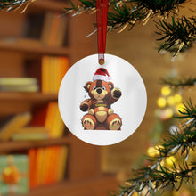 Load image into Gallery viewer, Genius Bear Metal Ornaments
