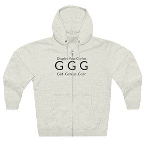 Genius Unisex Premium Full Zip Hoodie