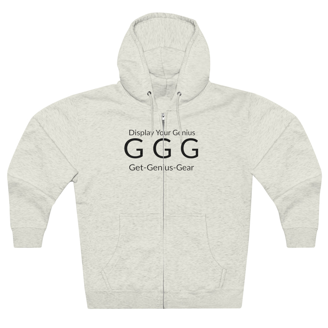 Genius Unisex Premium Full Zip Hoodie